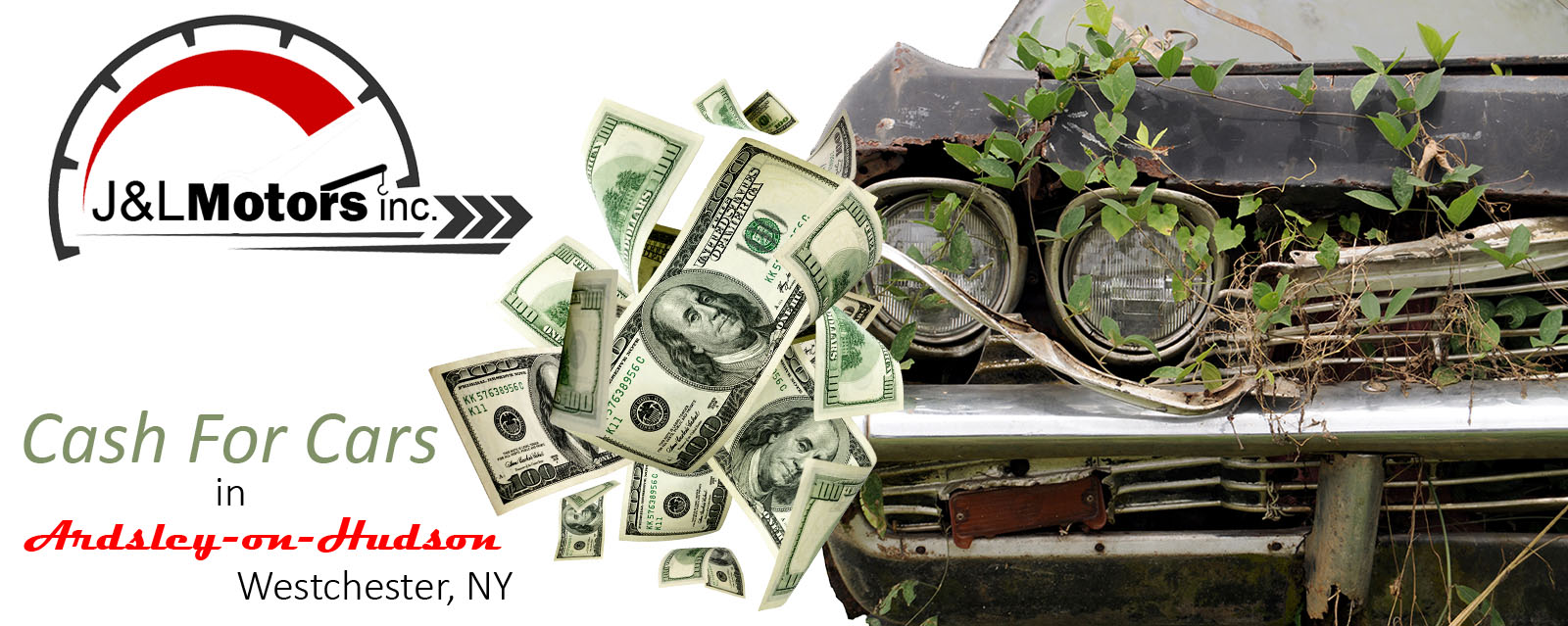 We Buy Junk Cars & Damaged Cars, Trucks, Suvs & Classic Cars | Ardsley-on-Hudson, Westchester, NY - J&L Motors Inc. | BuyDamagedCars.net 914.455.1454
