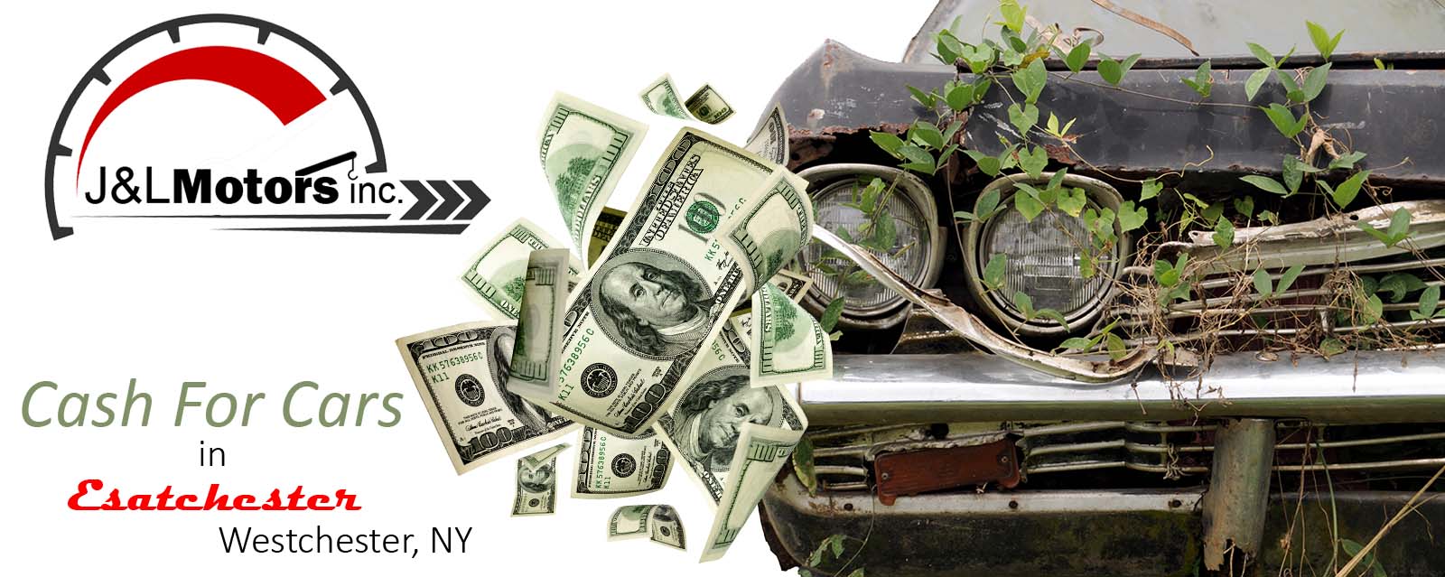 We Buy Junk Cars & Damaged Cars, Trucks, Suvs & Classic Cars | Eastchester, Westchester, NY - J&L Motors Inc. | BuyDamagedCars.net 914.455.1454